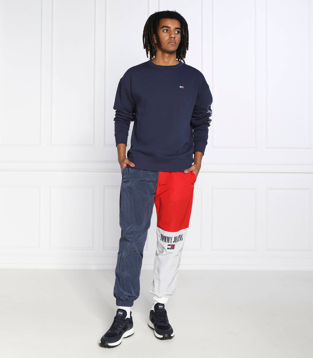 Худи linear placement Tommy Jeans - темно-синий(DM0DM15012)