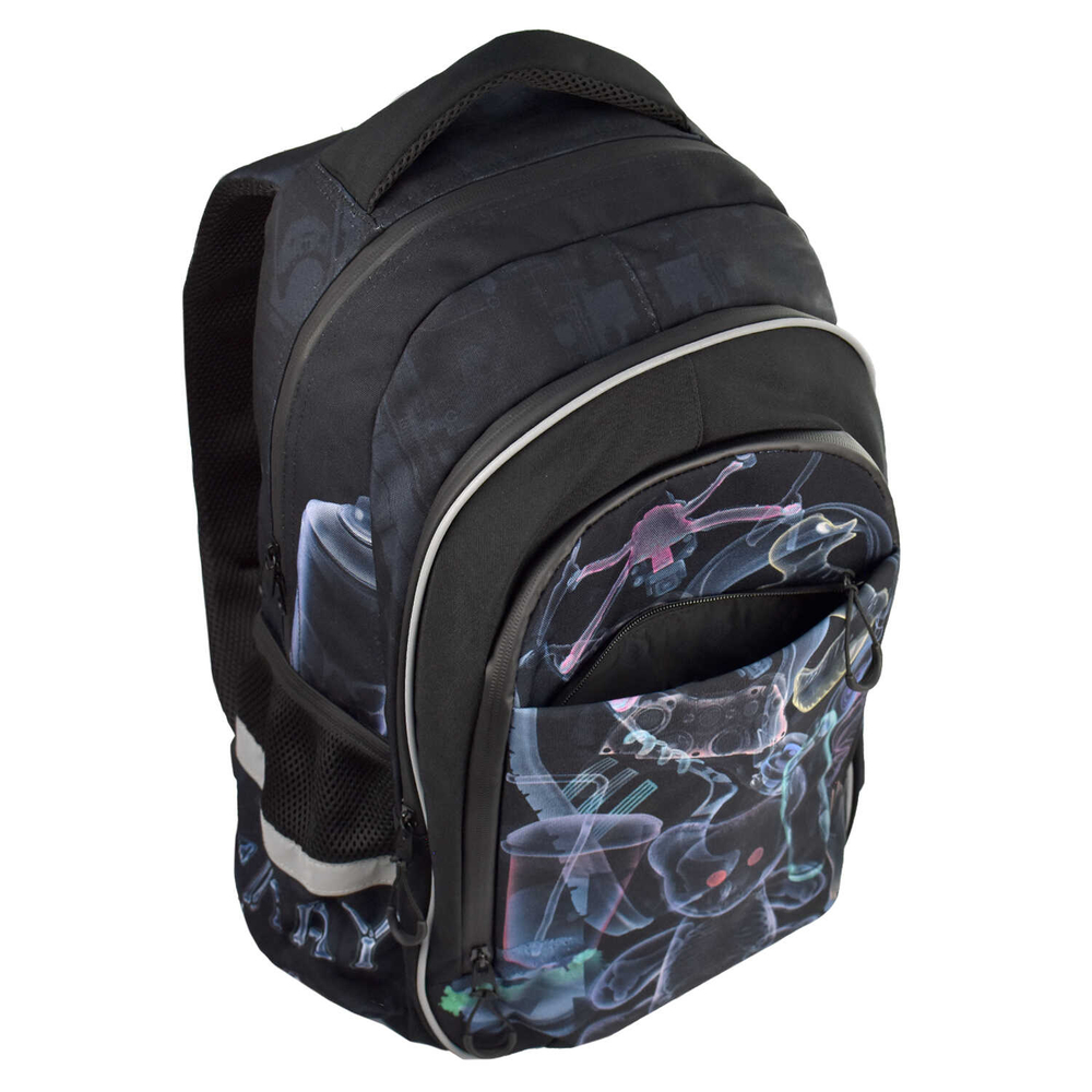 Рюкзак школьный, Феникс+, 31х44х16 см, полиэстер, сублимационная печать, 1 отделение (-я)