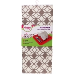 Коврик для сушки посуды 38*50см «Ромбы» бежевые
