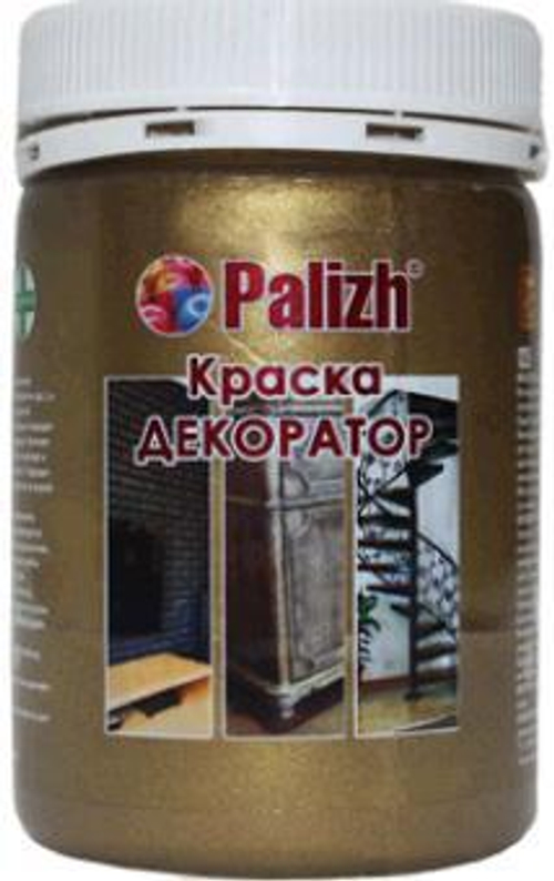 Краска-колер Декоратор акрил. универ. ''Palizh''  № 178 античное золото металлик  0,25кг
