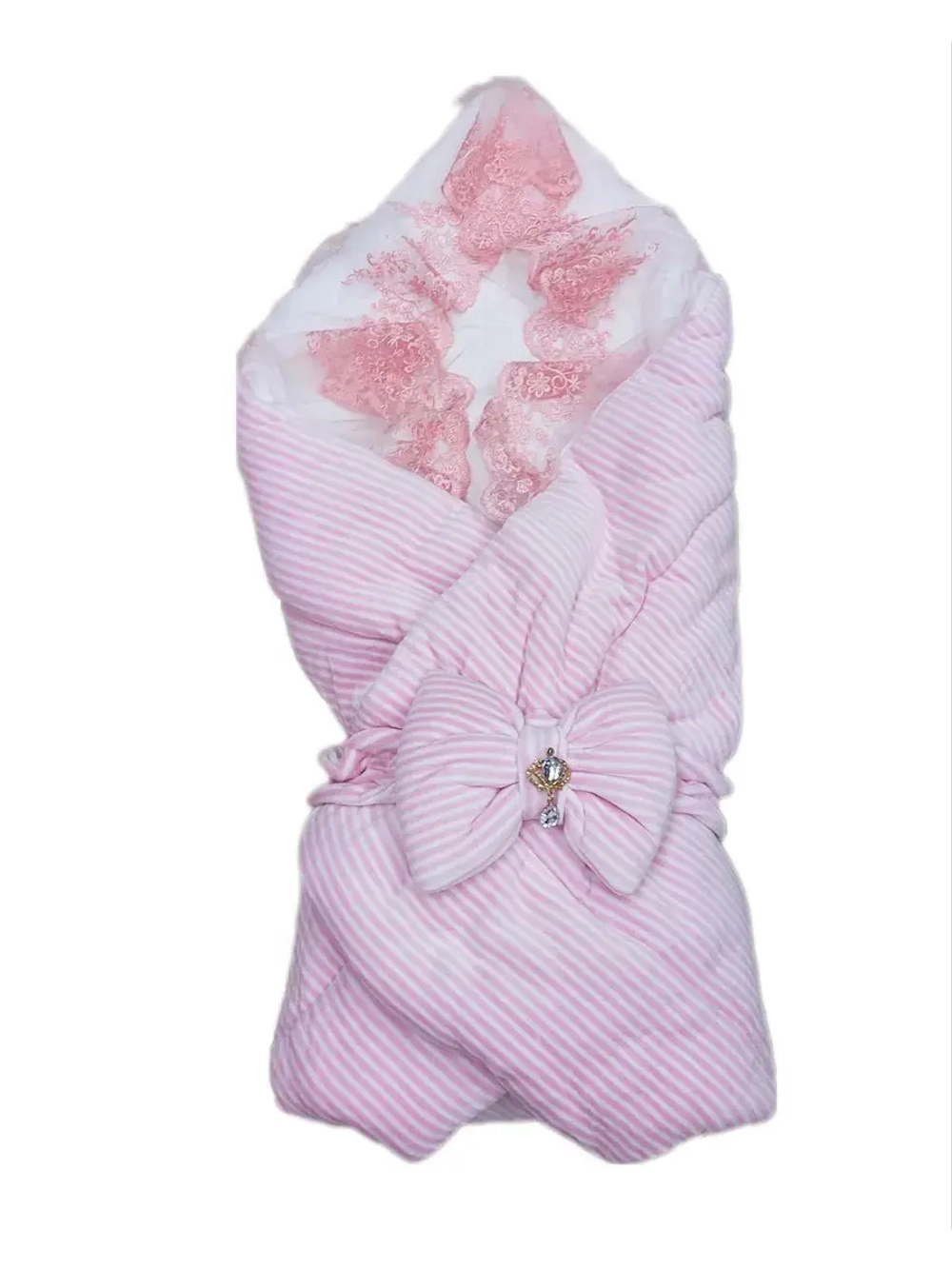 Комплект велюровый на выписку зимний с шапкой