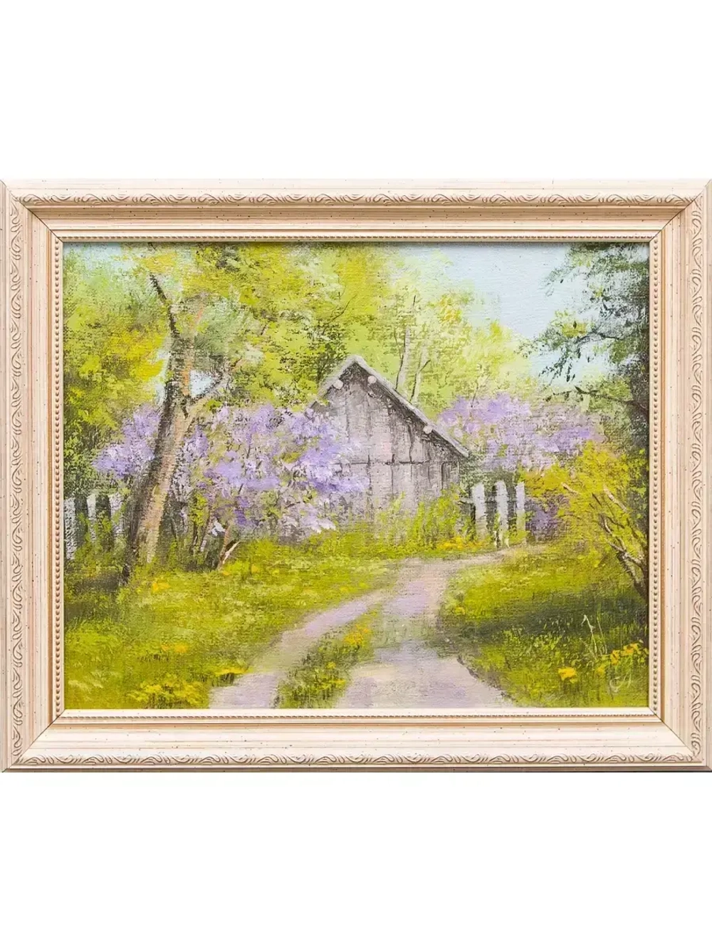 Картина маслом Тихий дворик Селенских