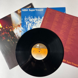 Винтажная виниловая пластинка LP ABBA АББА Super Trouper (Япония 1980) (No Obi) Happy New Year