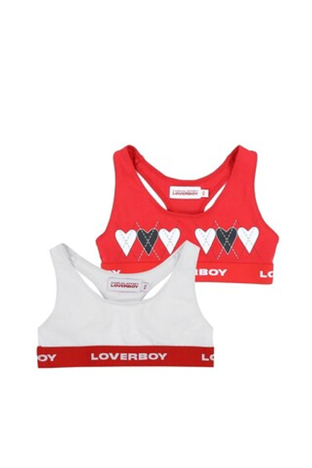 CHARLES JEFFREY LOVERBOY ТОП БЕЛЫЙ + КРАСНЫЙ