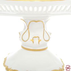 Фруктовница с прорезями на ножке Queen's Crown Prestige 27 см