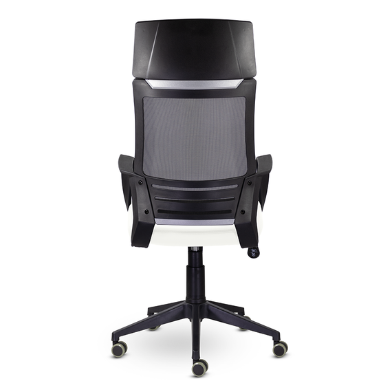 Кресло М-811 Альт/Alt blackPL Ср S-0402 (белый)