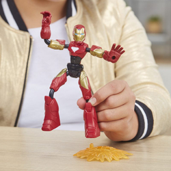 Avengers Bend and Flex F0244  - Автомобиль Мотоцикл 2 в 1 + Фигурка Железного человека 15 см