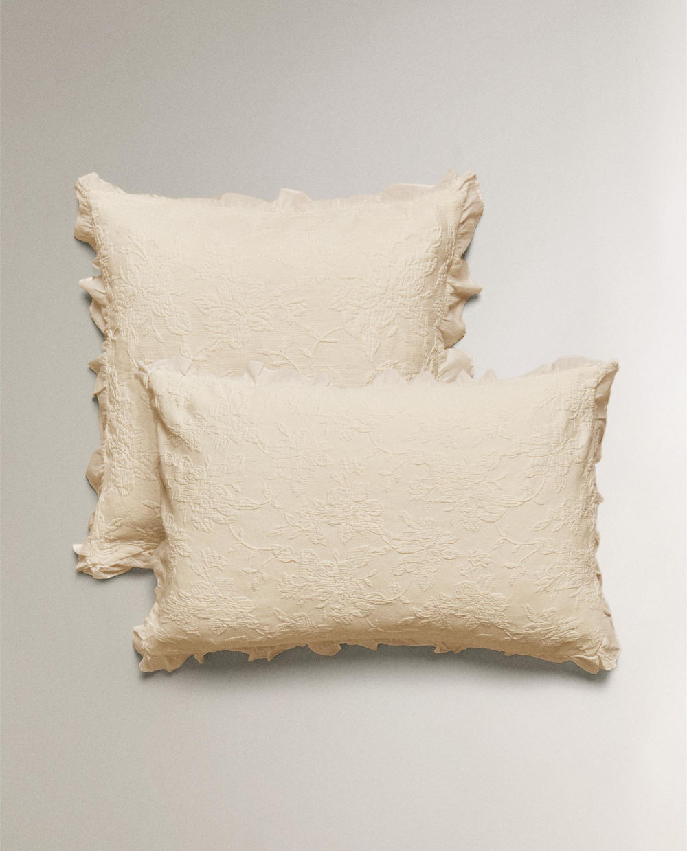 Zara Home наволочка декоративная из хлопка, зелёный · 2118/007