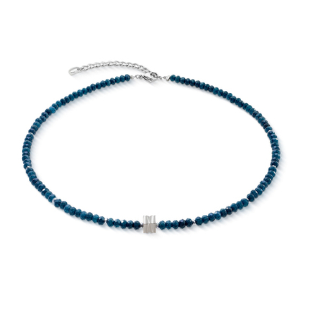 Колье Coeur de Lion Blue-Silver 3045/10-0717