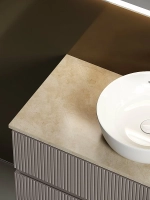 Тумба с раковиной Sancos SNOB T 100 со столешницей, Doha Soft