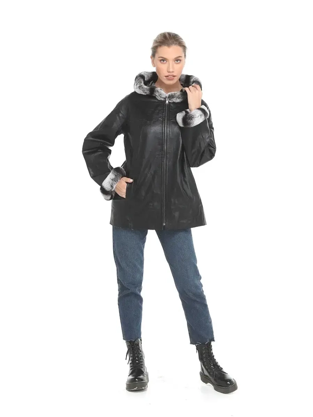 Куртка женская из натуральной кожи