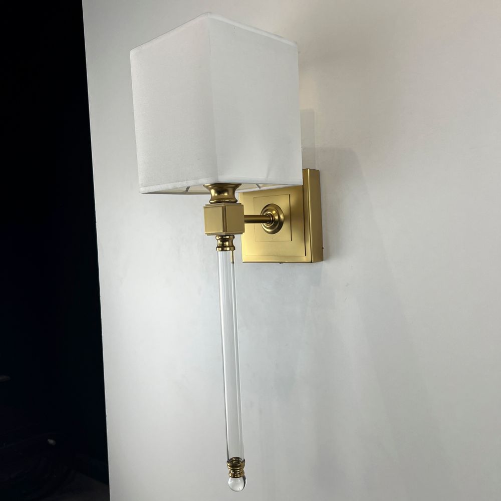 Бра Regina Andrew Crystal Sconce Brass By Imperiumloft