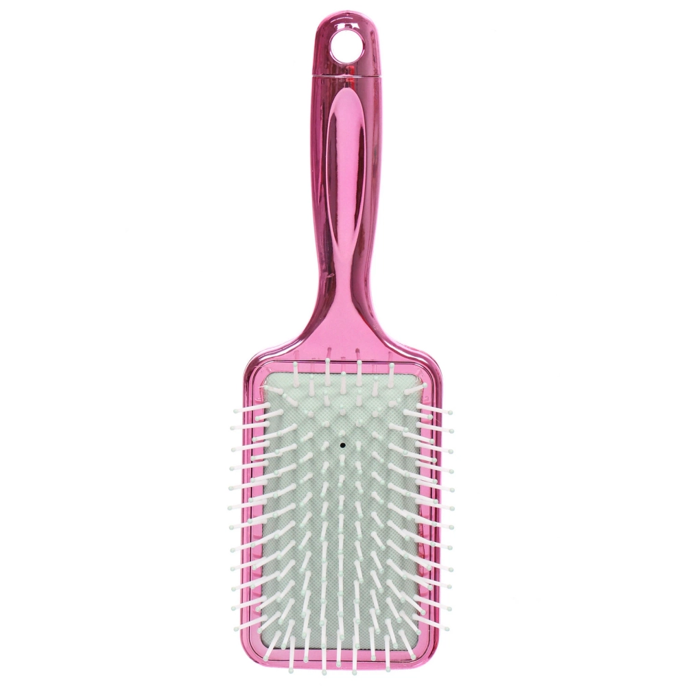 Расческа массажная зеркальная «Animals», милые корги, микс 4 цвета, 7*22 см (блистер Ultramarine)