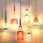 Pendant design lamp  Flauti 3 by Giopato & Coombes
