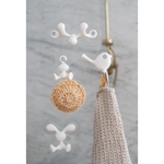 Крючок для душа настенный sven, organic, песочный