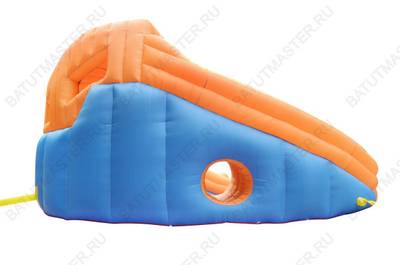 Батут для детей на дачу "Оранжевая долина" 6,65*5,4*3 м