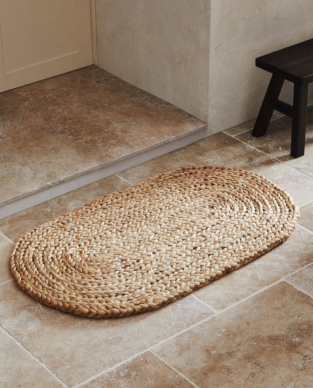 ZARA HOME ОВАЛЬНЫЙ ДЖУТОВЫЙ КОВРИК