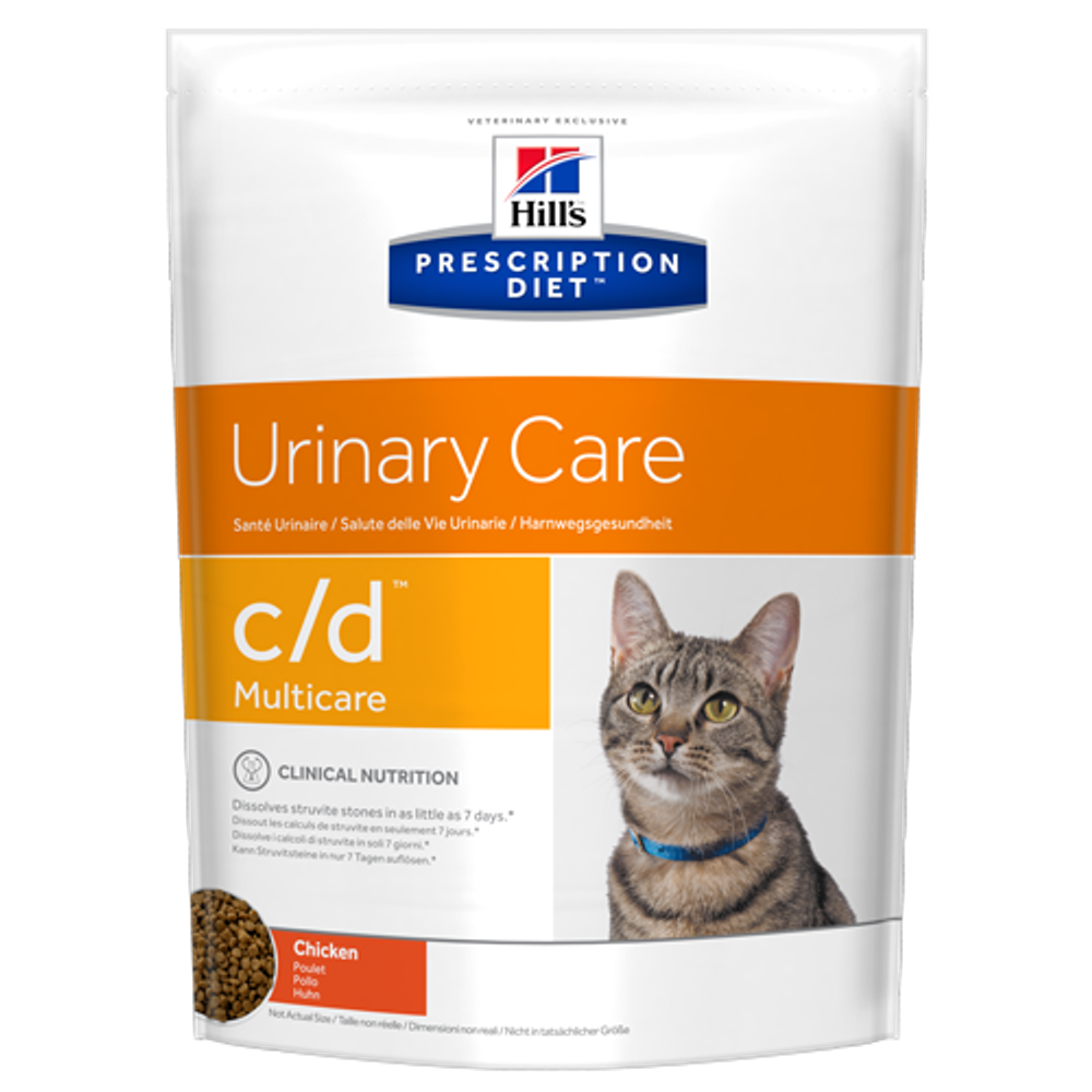 Hill&#39;s PD 400г C/D Multicare Urinary Care Сухой корм для кошек Курица