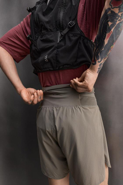 ZARA ШОРТЫ ДЛЯ ТРЕЙЛРАННИНГА 7”, АНТРАЦИТОВО-СЕРЫЙ