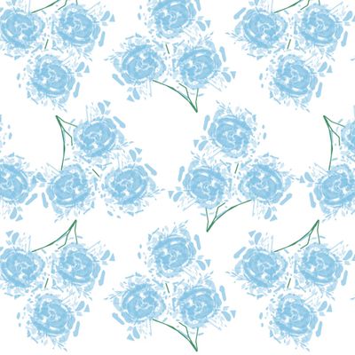 Голубые цветы