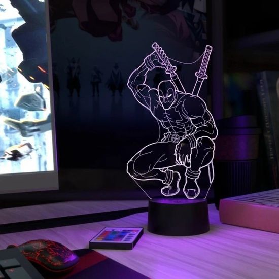 3D лампа Deadpool Дэдпул 2