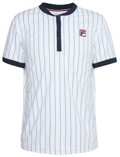 Теннисное поло Fila T-Shirt Stripes Button M - White