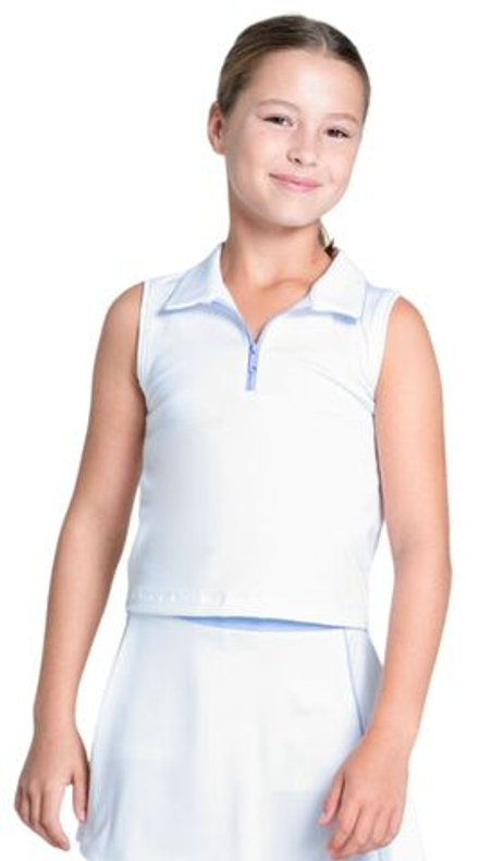 Футболка для девочки Lucky in Love Club Zip Sleeveless - blav