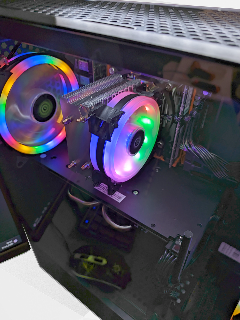 Basetech GFX03 c Монитором 27 дюймов / AMD RADEON RX 580 8GB / INTEL XEON 2650V4 / 32 RAM / 1TB