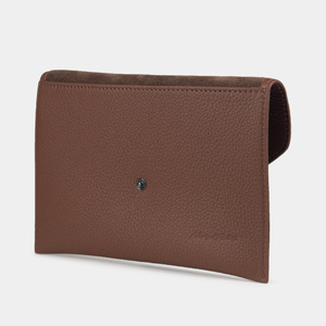 Конверт для хранения из кожи теленка, цвета шоколад