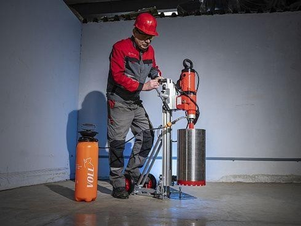 Машина алмазного бурения VOLL INDUSTRIAL V-Kit 400 со стойкой 1.33400