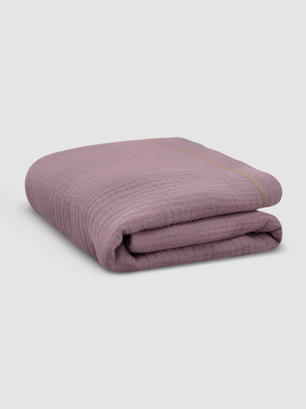 Плед-пелёнка Mjölk Violet из муслинового хлопка