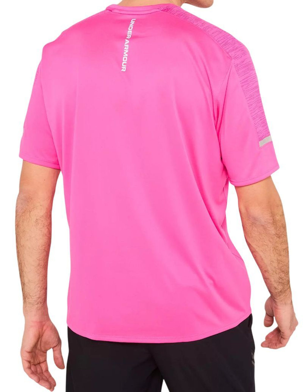 Мужская теннисная футболка Under Armour Tech Utility Short Sleeve - Розовый