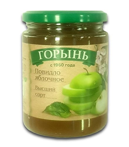 Повидло яблочное 500г. Горынь