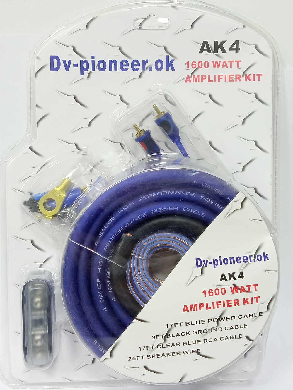 Набор для подключения 2к усилителя 1600W DV-pioneer-Ok AK4