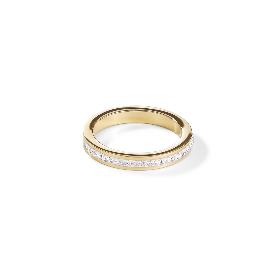 Кольцо Coeur de Lion Crystal-Gold 0129/40-1816 58 цвет прозрачный, золотой