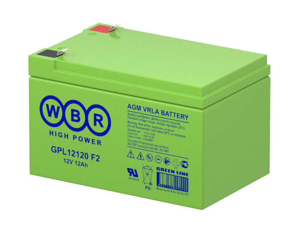 Аккумулятор  WBR GPL12120