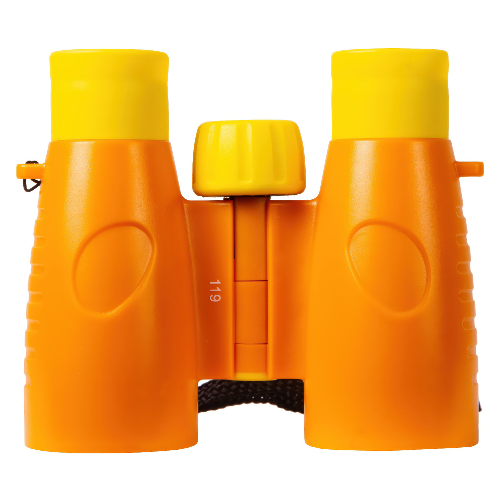 Бинокль детский Bresser Junior 3x30 желтый - Мягкие резиновые наглазники с большим выносом