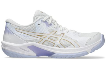 Женские кроссовки для бадминтона/сквоша Asics Beyond FF - white/champagne