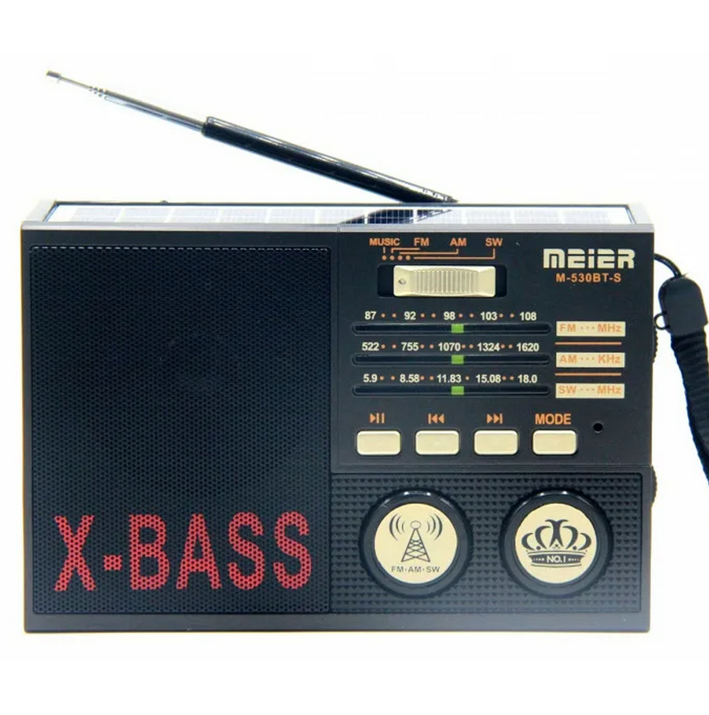 Радиоприемник с MP3 плеером +Solal panel Meier M-530BT-S