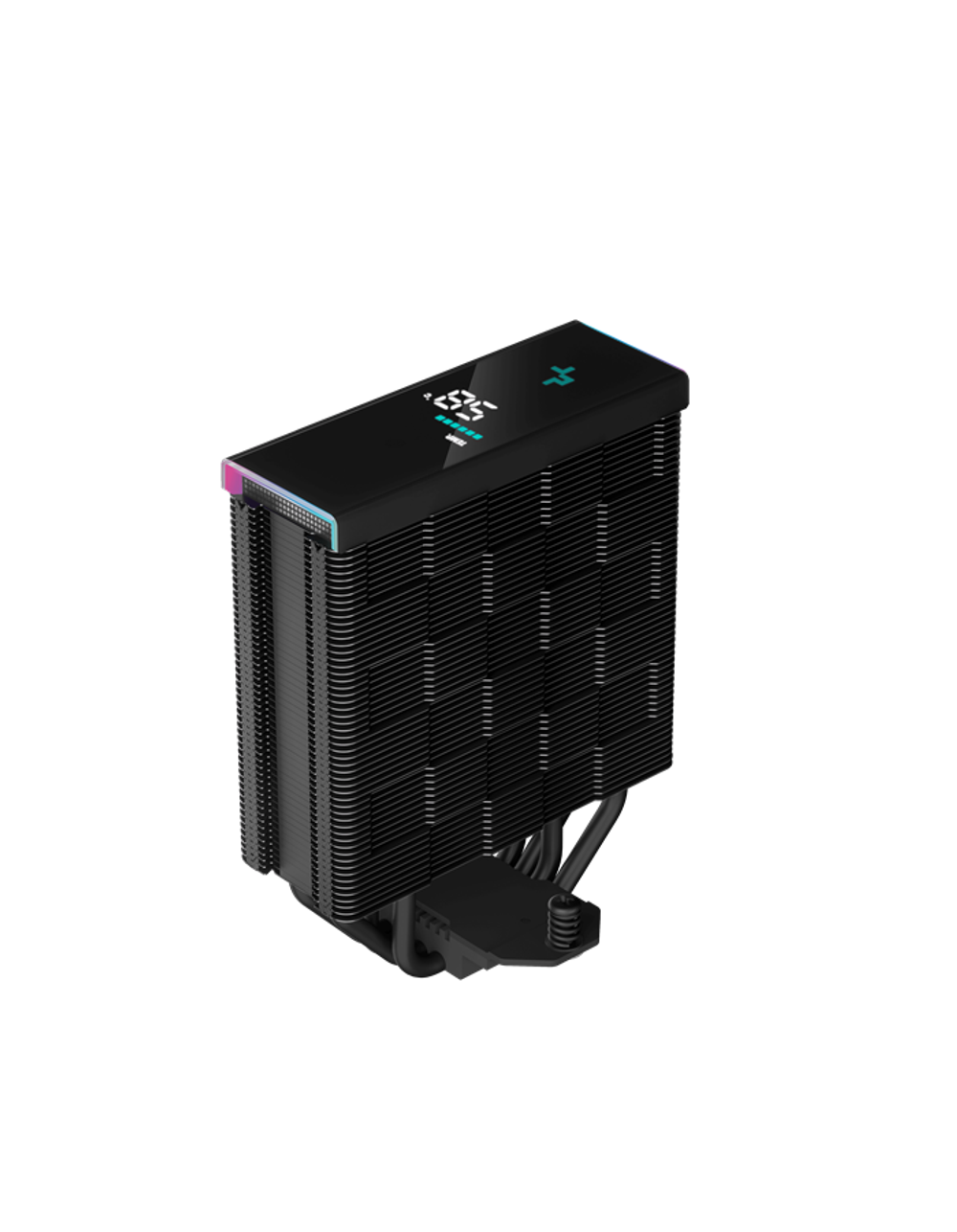 DEEPCOOL AK400 DIGITAL LGA1700/1200/115X/AM5/AM4 (18шт/кор, TDP 220W, PWM, Fan 120mm, 4 тепл. трубки, черный) RET