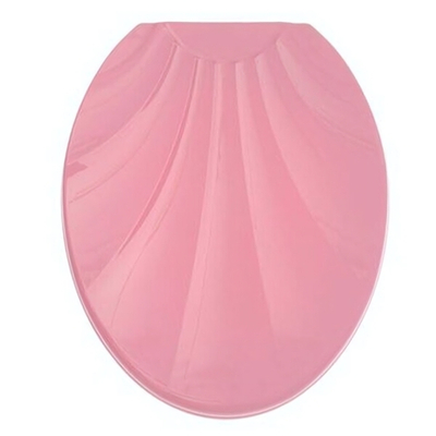Крышка унитаза "РАКУШКА", розовый, РП-812