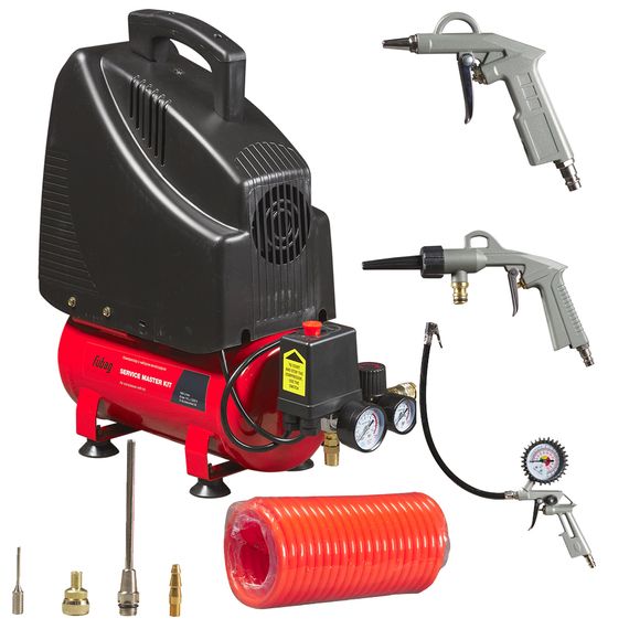 FUBAG Компрессорный набор Service Master Kit безмасляный компрессор + 6 предметов