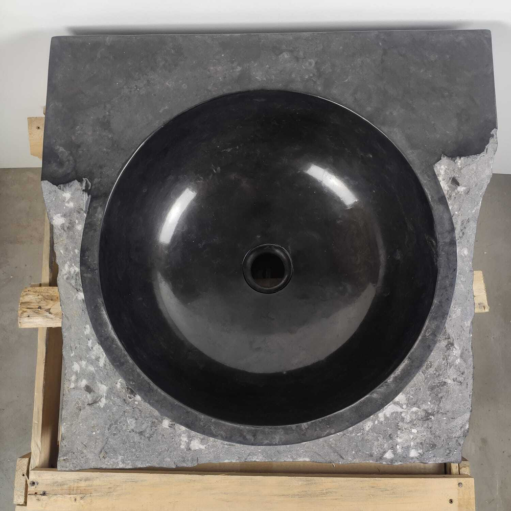 Раковина из мрамора Kotak baskom Black KBS-70956 50*50*22