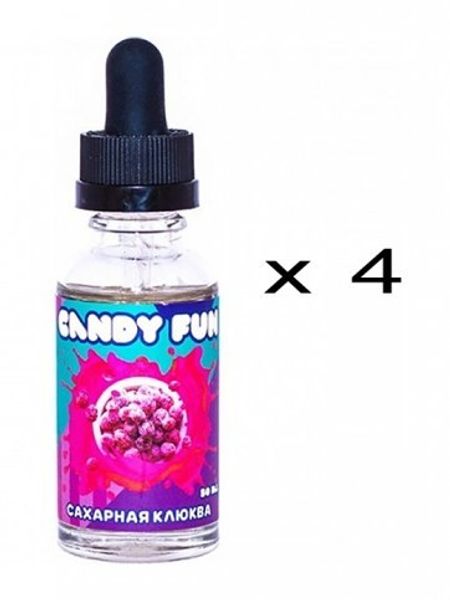 Купить Жидкость Candy Fun - Сахарная Клюква 120 мл (4*30мл)