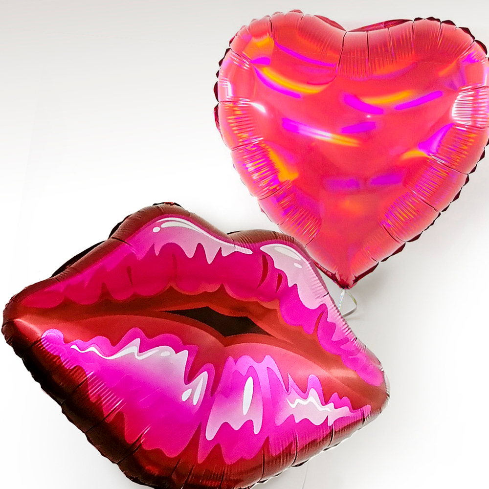 Фигура Губы красный 30" Fl