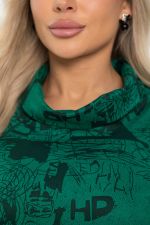 Платье трикотажное Конфетти (зеленое) П14295-18М LT Collection