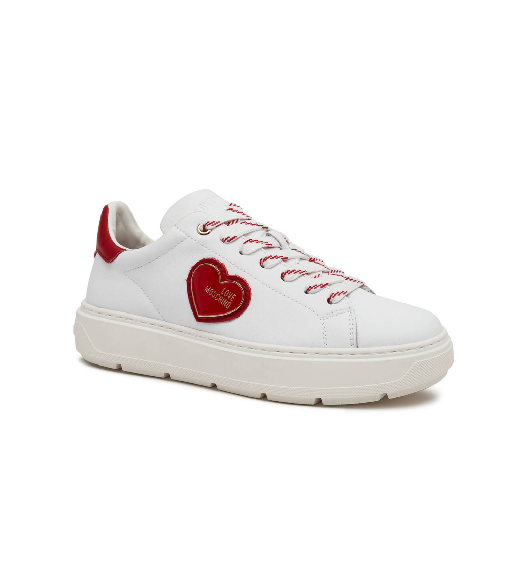 Кожаные кроссовки Love Moschino - белый(JA15384G0GIA1)