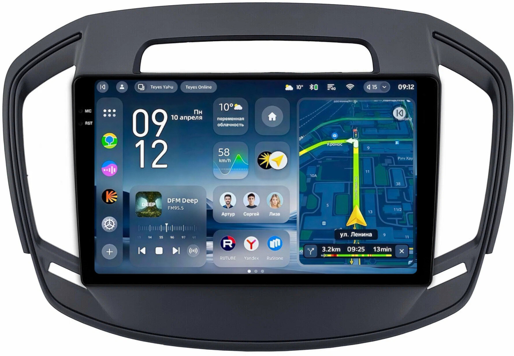 Магнитола для Opel Insignia 2013-2015 - Teyes CC4-PRO монитор 9.5" 2K QLED на Android 13, Snapdragon 778G, AI, CarPlay, DSP, 4G SIM-слот