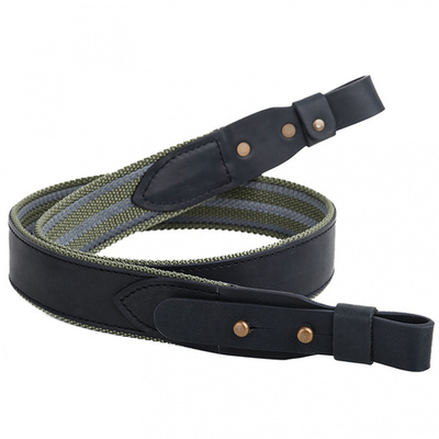 Ремень ружейный противоскользящий бесшумный, комбинированный, черный 100