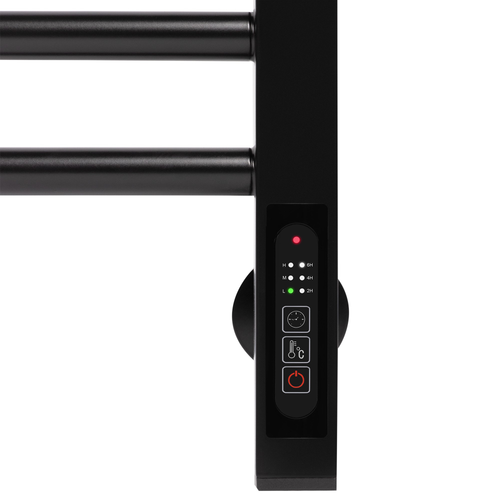 Полотенцесушитель Royal Thermo Stato П15 500х1000 электро (встроен. диммер) черный